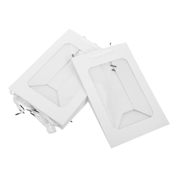 10 Uds. Bolsas de regalo transparentes, bolsas de papel, bolsas para ramo, bolsas para envolver regalos, bolsas para recuerdos de fiesta