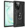 thumbnail image 1 of [PST] Samsung Galaxy Note 20 Ultra 5G Kickstand Rotating Ring Case, Heavy Duty Hybrid Shock Absorption Rugged Hard Phone Case Cover with Ring Stand Fits Magnetic Car Mount, 1 of 4
