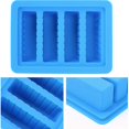 thumbnail image 4 of Inteprter Molde de mantequilla de silicona de grado alimenticio, moldes para palitos de mantequilla, contenedor de 4 cavidades para barra de Herramientas y accesorios para hornear verde, 4 of 6
