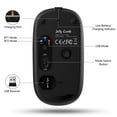 Jelly Comb Wireless Mouse, Triple Mode Rechargeable Bluetooth Mouse for