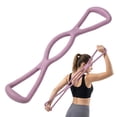 thumbnail image 6 of Figure 8 Resistance Band with Handles, Elastic Bands for Working Out, Arm, Back, Shoulder Training Elastic Ropes, Exercise Equipment for Yoga, Pilates, Purple, AKLJWH, 6 of 6