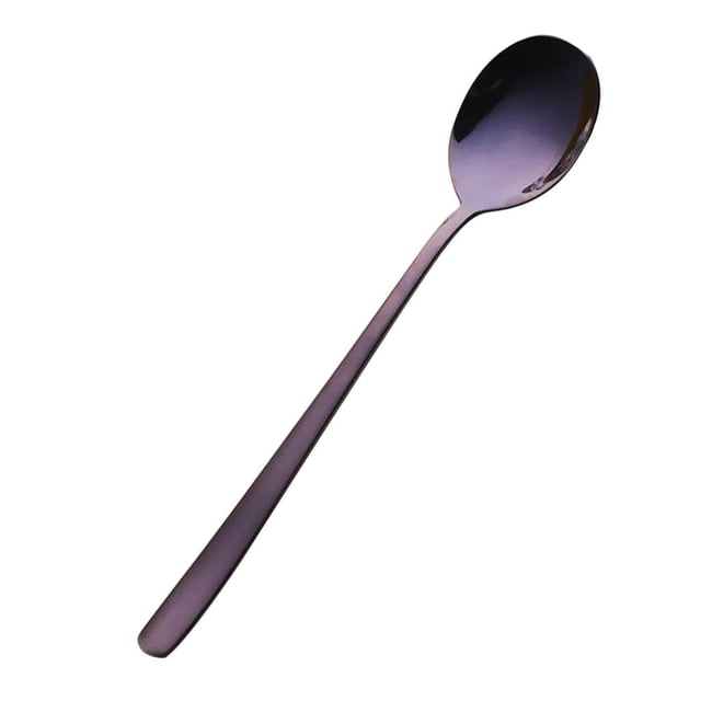Stainless Steel Spoon Leaves Cutlery for Dessert Cutlery Tableware Kitchen
