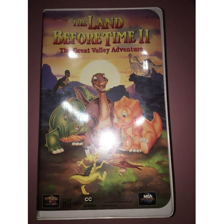 The Land Before Time II. The Great Valley Adventure. (VHS Tape)