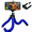 Blue(Tripod + Phone Mount), variant on RAYWOWO Flexible Phone Tripod, Portable Mini Camera Webcam Desk Stand, Travel Tripod for GoPro, DJI Pocket 4 3 Xtra Muse Insta360 for Video Recording, Vlogging, Red