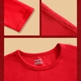 thumbnail image 4 of Minnieouse Conjunto de ropa interior térmica, camisa de fondo de cuello a prueba de frío, monos cálidos elásticos de manga larga conjuntos de ropa rojo 2 Minnieouse AP013834-02, 4 of 6