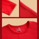 thumbnail image 3 of Jumpingount Conjunto de ropa interior térmica, camisa de fondo de cuello a prueba de frío, monos cálidos elásticos de manga larga conjuntos de ropa rojo 2 Jumpingount AP013834-02, 3 of 6