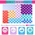 thumbnail image 7 of Lochas Checkered Area Rugs Checkerboard Rug Plaid Carpet for Living Room Bedroom Home Decor,4'x6',Multicolor, 7 of 7
