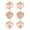 golden, variant on Gnwei 6Pcs Valentines Day Decor Heart Ornaments Classic Valentines Decorations Heart Shaped Baubles Hanging Ornaments for Valentine’s Day Christmas Tree Wedding Anniversary Party