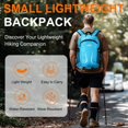 thumbnail image 2 of Mochila de Senderismo SFIUYDS 35L Impermeable y Ligera (Azul), 2 of 8