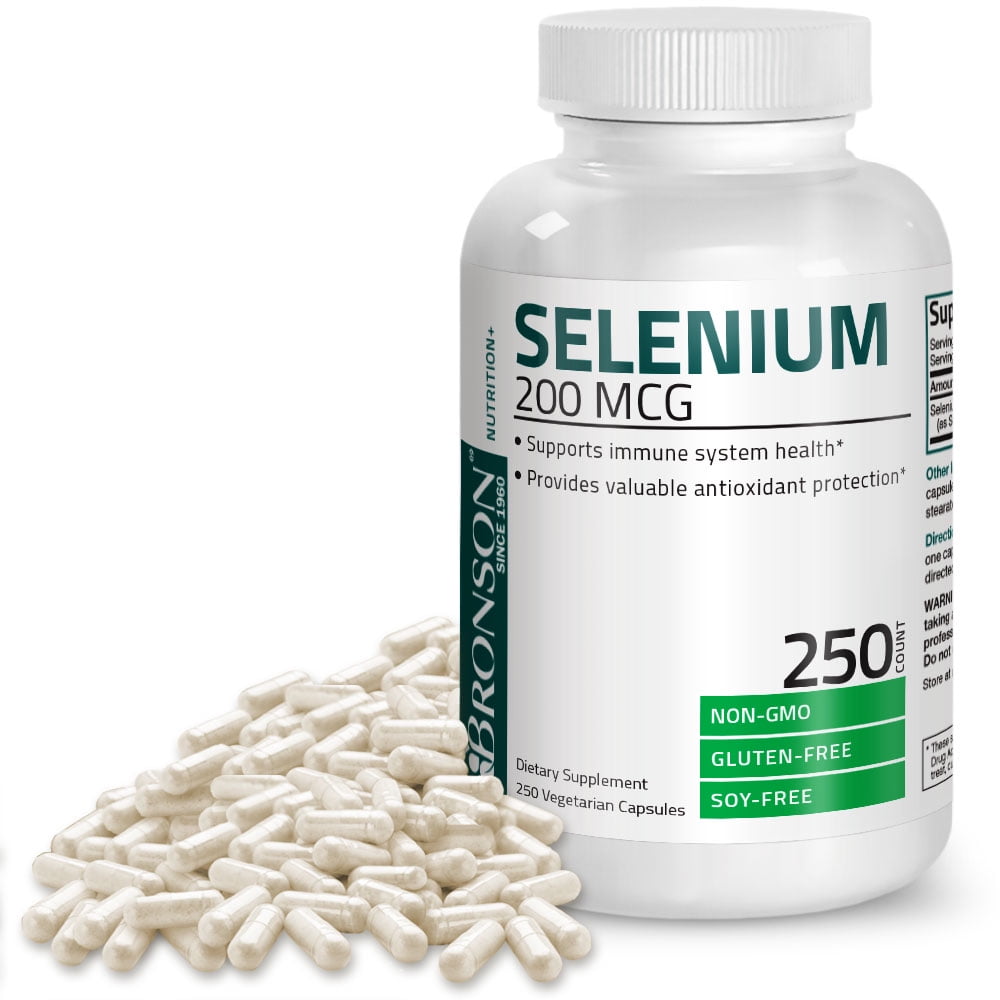 Selenium 200 Mcg for Thyroid, Prostate and Heart Health Selenium