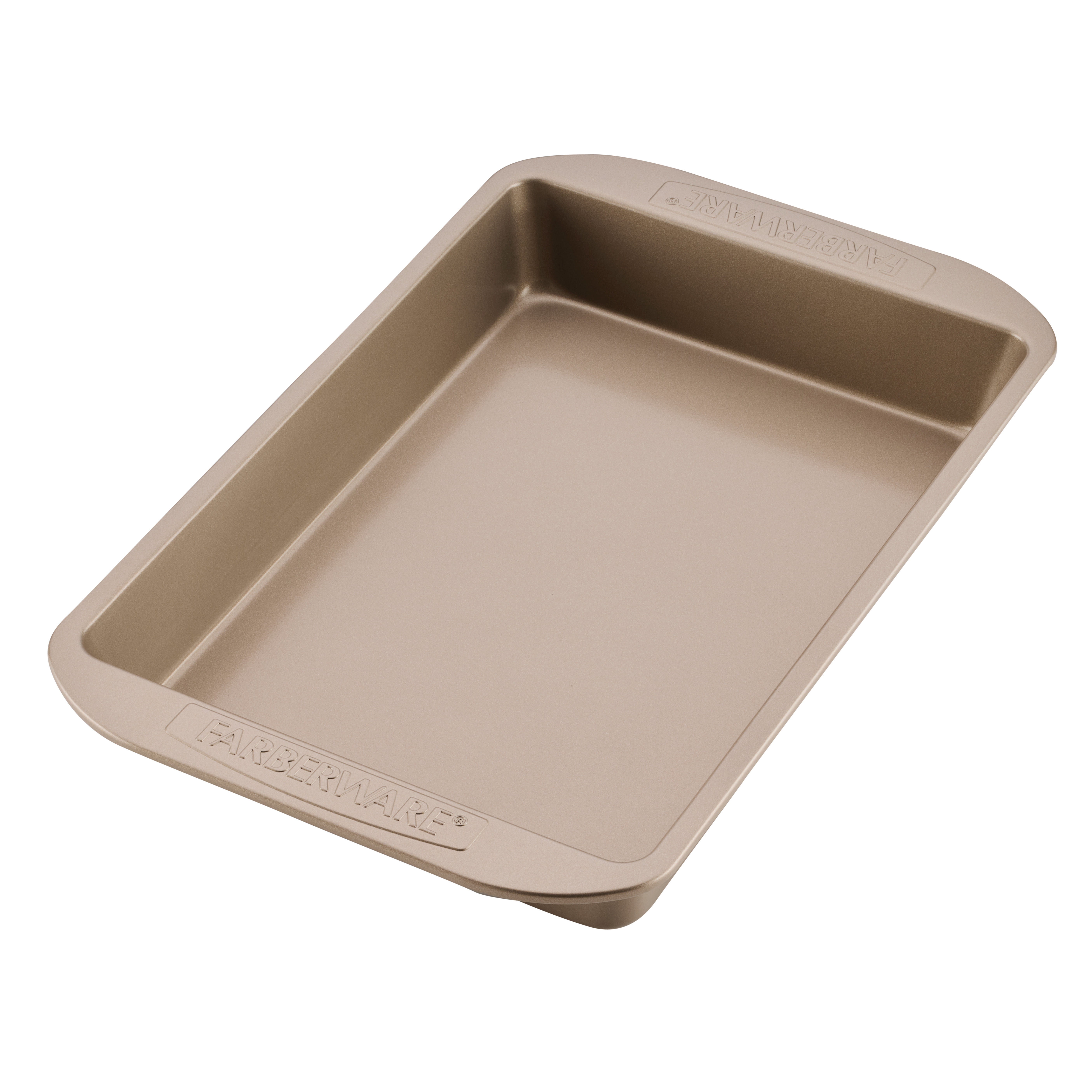 Farberware Bakeware 9x13in Nonstick Rectangular Cake Pan, Mocha