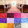 thumbnail image 2 of Yesbay Rose Petals 100Pcs Fake Flowers Romantic Colorful Fabric Artificial Rose Flower Petals for Wedding, 2 of 8