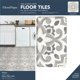 thumbnail image 5 of Baldosas para piso FloorPops FP3988 gris, adhesivas tipo peel and stick, 30 x 30 cm, 5 of 6