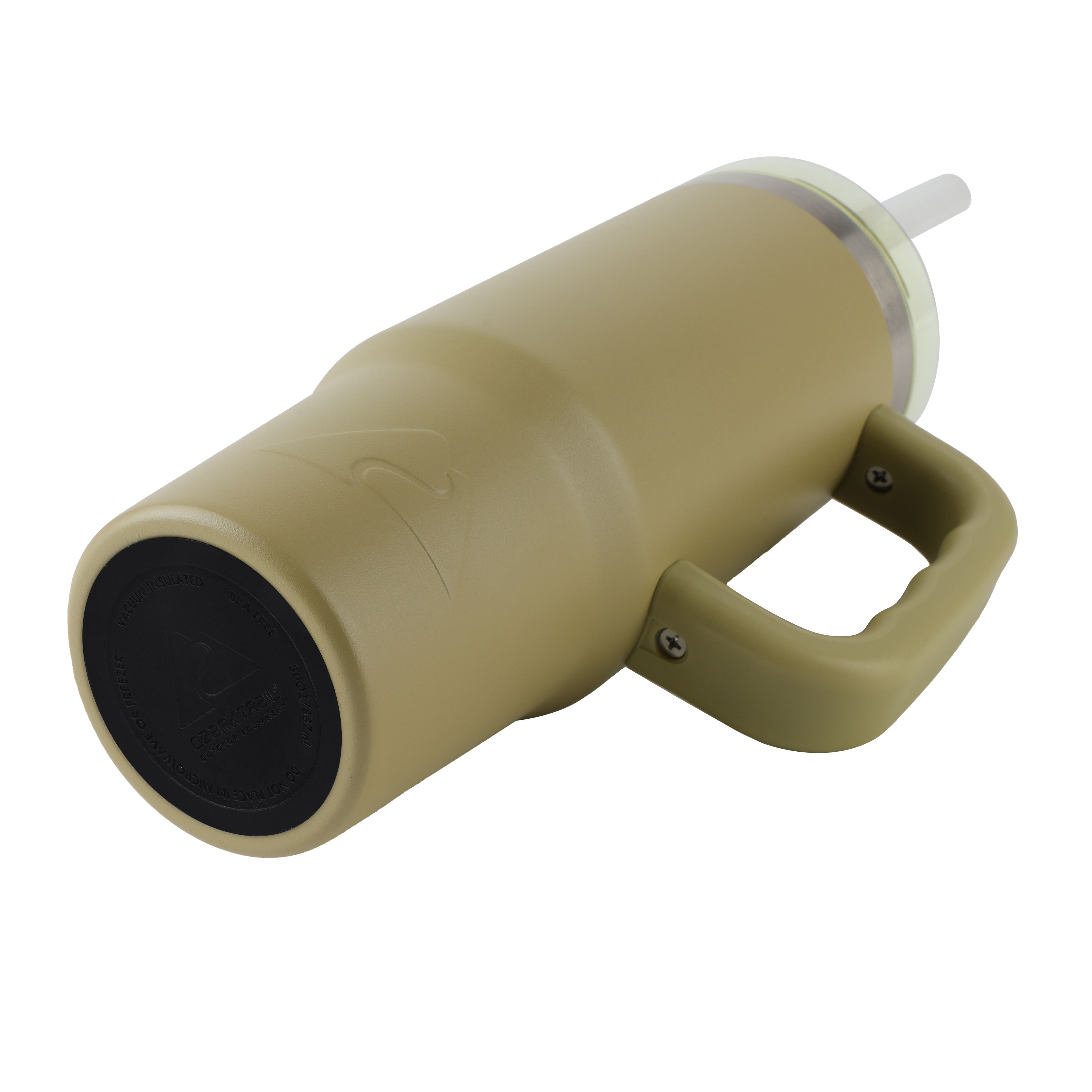 Termo de acero inoxidable aislado de 30 oz con asa, color dorado 7