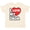 Natural, variant on Inktastic I Love My Dada Boys or Girls Toddler T-Shirt