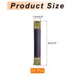 thumbnail image 2 of Uxcell 24Pcs Metal Internal Flex Frame, 9cm/3.5" Coin Purse Frame Handbag Hinges Clip for Wallet Bag DIY Craft, Bronze, 2 of 7
