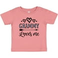 thumbnail image 3 of Inktastic My Grammy Loves Me Grandchild Girls Baby T-Shirt, 3 of 5