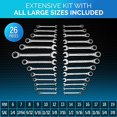 thumbnail image 4 of TOOLGUARDS Ratcheting Wrench Set 26pcs - Metric and Standard - With Rack Organizer - Wrenches - Combination Ratchet Wrench Set - 100% Lifetime Satisfaction Guarantee, 4 of 4