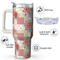 thumbnail image 2 of 1pc Pioneer Lady 40oz Tumbler with Straw & Handle - Insulated Stainless Steel Cup | Holiday Gift for Man Women (Christmas, Valentine's, Birthday), 2 of 10