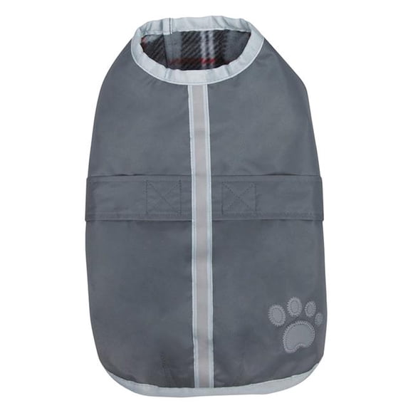 Zack & Zoey Polyester Noreaster Chien Manteau de Couverture&44; Argent - 2XL