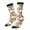 2 Black-1, variant on Gnome and Surfing Print Adult Socks for Men & Women,Calf Socks, Ankle Socks,Boots Socks,Breathable Casual Sock,Unisex Crew Socks