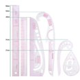 thumbnail image 4 of Juego de alfombrillas de corte con regla curva francesa, regla de costura, manga de Yardstick, corte curvo francés, Kn, 13 Uds., 4 of 5