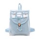 thumbnail image 1 of EeaseMX Mochila transparente de doble capa, color caramelo, para chica, para viajes de verano (azul), 1 of 8