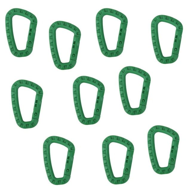 10 Unds Mosquetón Clip Botella de Agua Equipos de Camping Equipos de Reemplazo Cola Mosquetón