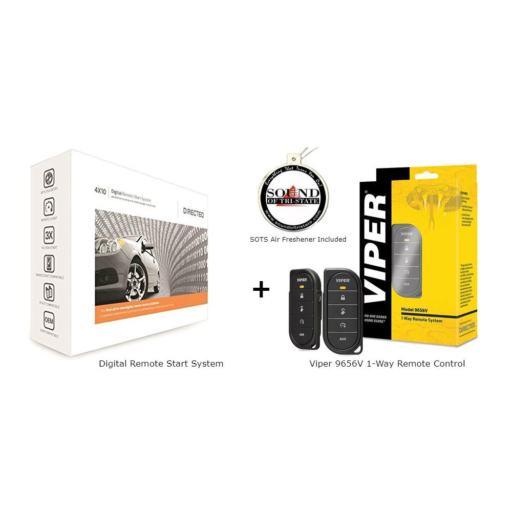 Viper 9656V 4X10 1-way remote control with 1/2-mile range and Digital