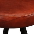 thumbnail image 2 of vidaXL Bar Stool Bar Seat Counter Height Island Stool for Pub Real Leather, 2 of 25