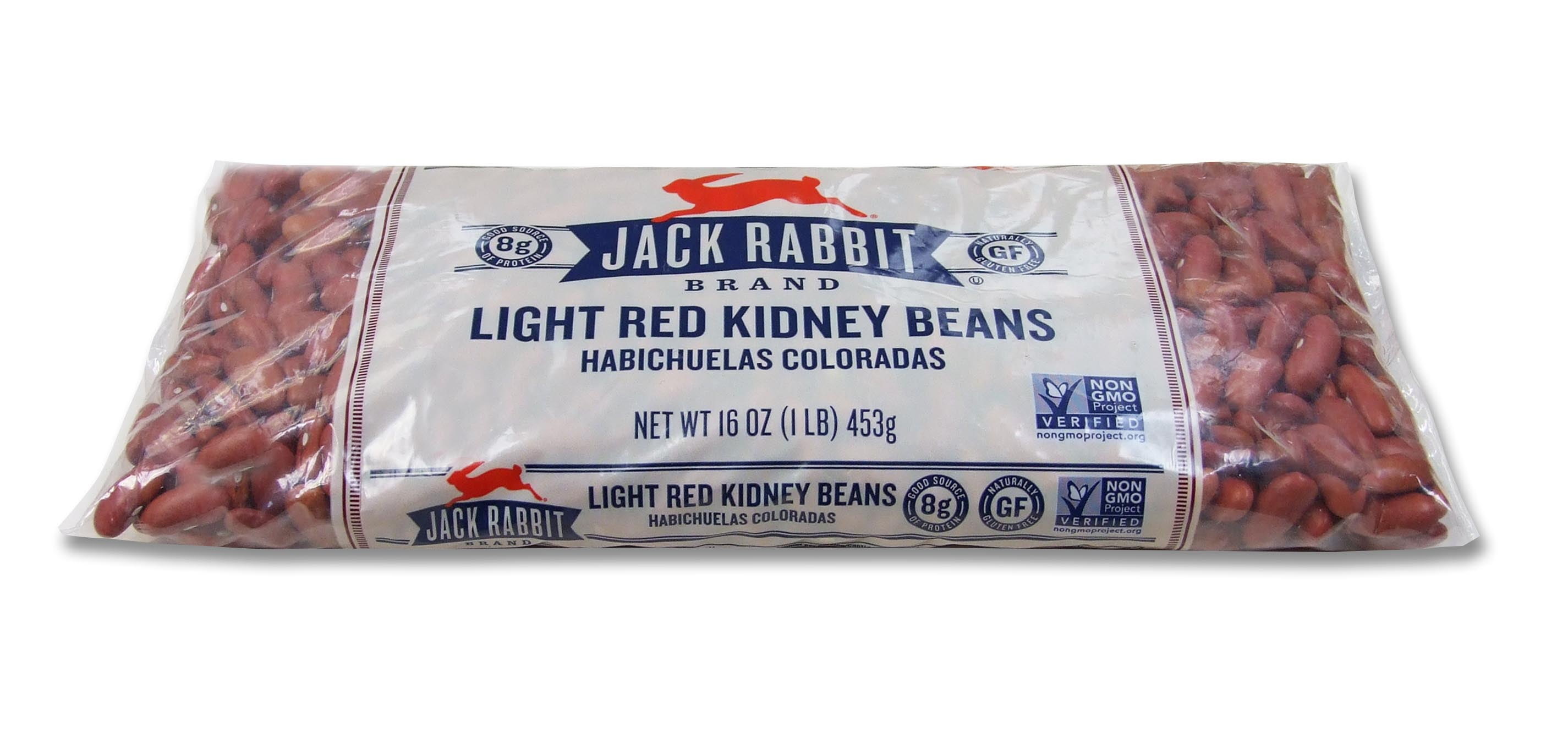 Jack Rabbit Brand Light Red Kidney Beans, 16 oz
