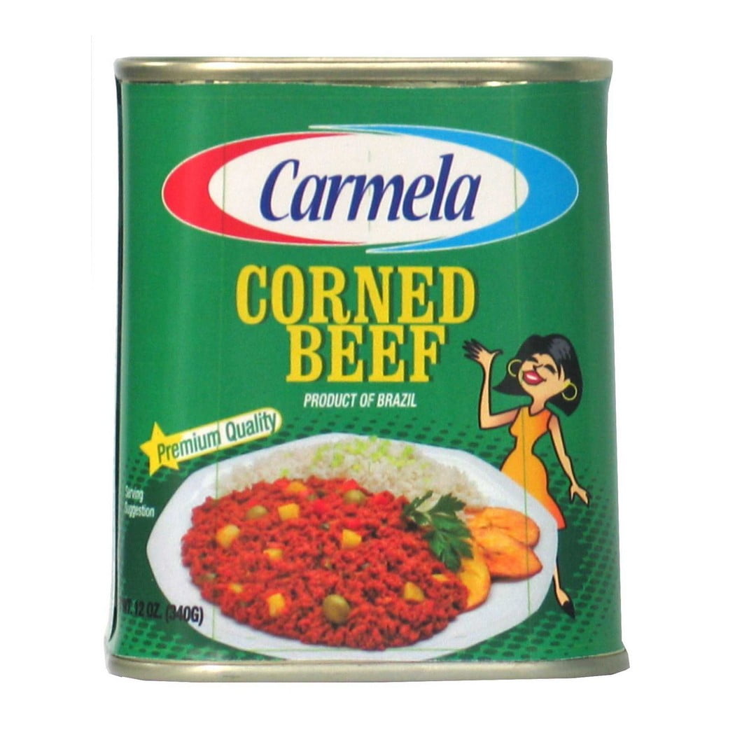 (2 pack) Carmela Corned Beef, Premium Quality, Product of Brazil, 12oz Canned