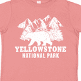 thumbnail image 4 of Inktastic Yellowstone National Park with Bear Mountains and Trees Boys or Girls Toddler T-Shirt, 4 of 5