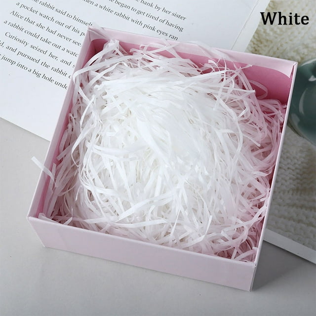 100g Colorful Raffia Shredded Paper Candy Boxes DIY Gift Box Filling Material Tissue Party Gift Packaging Filler Decor