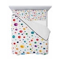 thumbnail image 7 of Colorful Polka Dot Twin XL Size Down Alternative Comforter, Lightweight Comforter Quilt Bedding Set with Pillow Shams Rainbow Color Polka Dots Abstract All Seasons Bed Comforter Duvet Insert 68"x98", 7 of 7