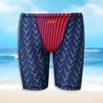 thumbnail image 2 of COMVALUE Maillots de Bain de Sport pour Garçons à Jambe Carrée, Maillots de Bain de Compression Durables, Maillots d'Entraînement, Shorts (Rouge, 15-16 Ans), 2 of 6