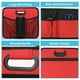 thumbnail image 2 of Organizador para maletero de coche, sencillo, de lujo, impermeable, rojo, 2 compartimentos, 2 of 7