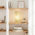 thumbnail image 5 of Eangee Home Design Banyan Table Lamp, Shade Made Of Alibangbang Leaves, 7x7x17 Inches, 5 of 6