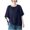 *Navy^, variant on ClodeEU Women's Oversized T Shirts, Loose Fit Tunic Tshirts, Casual Summer Short Sleeve Tops, Beige,Womens Plus L