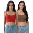 thumbnail image 1 of Set De 2 Top De Mujer Unitalla Deportivo O Casual Stretch, 1 of 9