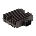 thumbnail image 1 of Voltage Rectifier, Aluminium Heat Sinking Black Voltage Regulator  For ATV Dirt Bike, 1 of 8