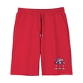 thumbnail image 6 of Stamzod Boys Girls Two Piece Outfits Unisex Short Sleeve T Shirt and Shorts Lounge Set 4Th Of July Summer Clothes Red B 13 Years, 6 of 10