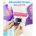 thumbnail image 2 of HeySplash Swim Vest for Kids，Pool Floaties Fit 31-66 Lbs/Age 2-5，Swimming Vest with Adjustable Strap，Purple Jellyfish, 2 of 8