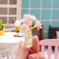 thumbnail image 1 of OUSITAID Dollhouse Flower Decor Fine Workmanship Vibrant Color Decoration Miniature Artificial Flower Plant for Kids, 1 of 8