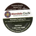thumbnail image 3 of Mandala Crafts 0.5mm 109 Yards Jewelry Making Crafting Beading Macramé Waxed Cotton Cord Thread (Blue), 3 of 3