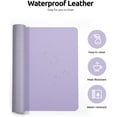 thumbnail image 4 of MaxxMarket Leather Desk Protector, Office Mat, Large Mouse Mat, Non-Slip PU Leather Blotter, Laptop Desk Pad, Waterproof Writing Pad for Office and Home (Light Purple, 31.5" x 15.8"), 4 of 24