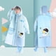 thumbnail image 1 of Chubasquero para niños, guardería, bebés, niños de primaria, niños y niñas, impermeable con mochila escolar, poncho con cremallera de doble ala, 1 of 6