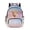 Blue and Pink - Highland Cattle, variant on Cartoon Capybara Printed 17" School Backpack for Kids Teen Girls Lightweight Durable Bookbag with 1 Main Compartment, Front Zipper Pocket, Back to School Gift