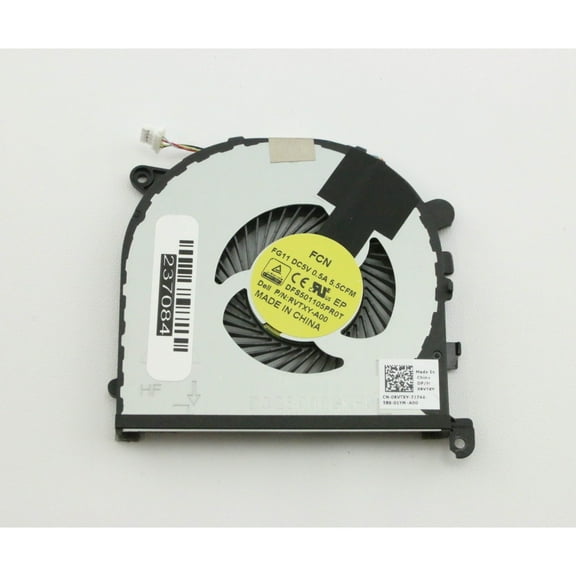 Dell XPS 9550 Left Side CPU Cooling Fan RVTXY