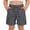 Dark Gray, variant on Spazoro Kids Girls Cargo Shorts with Multi-Pockets, Breathable Solid Color Casual Elastic Drawstring Waist Summer Shorts for Girls Pink Size 5-6 T